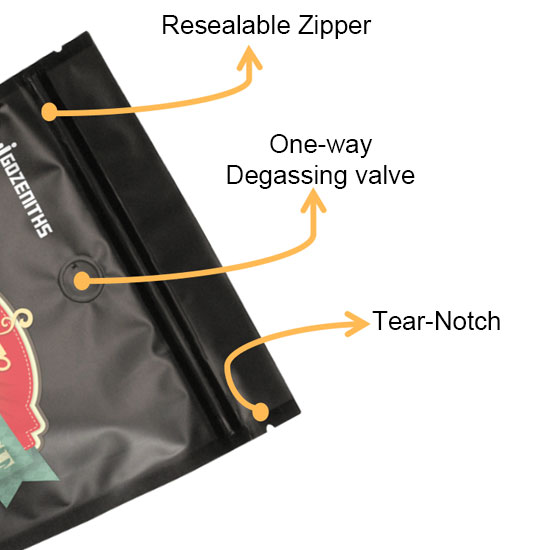 coffee-bags-with-valve-and-zipper Kaffee-Bag-mit Valve-and-Zipper