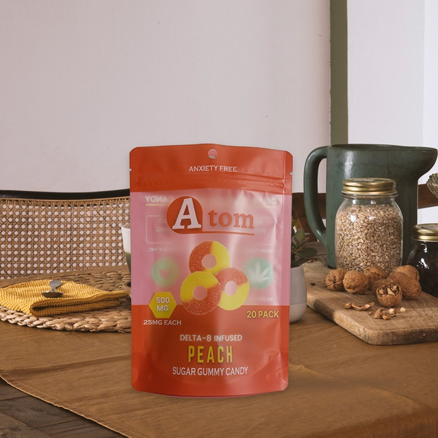 Pflanzbasierte recycelbare personalisierte, maßgeschneiderte kleine essbare Süßwarenbeutel