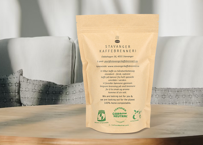 kompostierbare Kraftpapiert&uuml;te