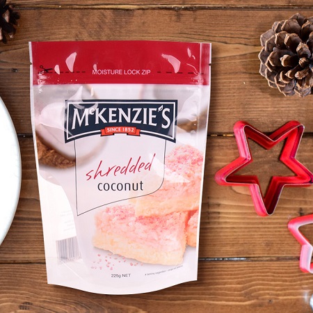 Bio-Keksbeutel mit Rei&szlig;verschluss