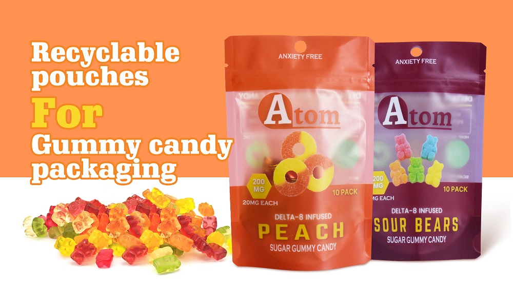 recycelbare Beutel f&uuml;r Gummibonbons