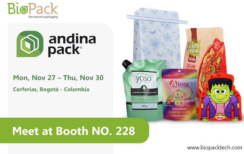 Die bahnbrechende Öko-Verpackung von BioPack glänzt auf der Andina Pack 2013 in Kolumbien