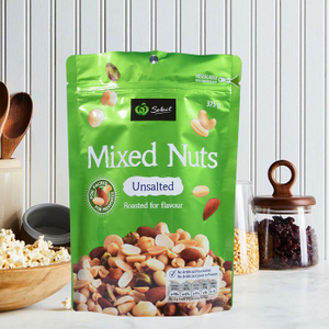 CO2-neutraler, recycelbarer, wiederverschließbarer Cashew-Standbeutel aus Aluminiumfolie in Lebensmittelqualität