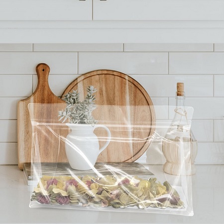 Klarsichtbeutel mit flachem Boden