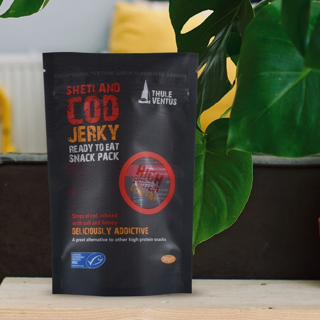 Leerer, personalisierter, wiederverschließbarer, kleiner 2-Unzen-Beef Jerky-Beutel aus China im Großhandel