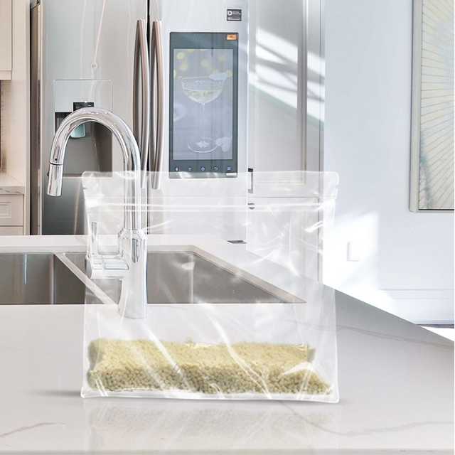 Standard-Kaffeebeutel aus Kraftpapier mit Sichtfenster im Großhandel