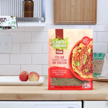 Lebensmittelbeutel mit flachem Boden