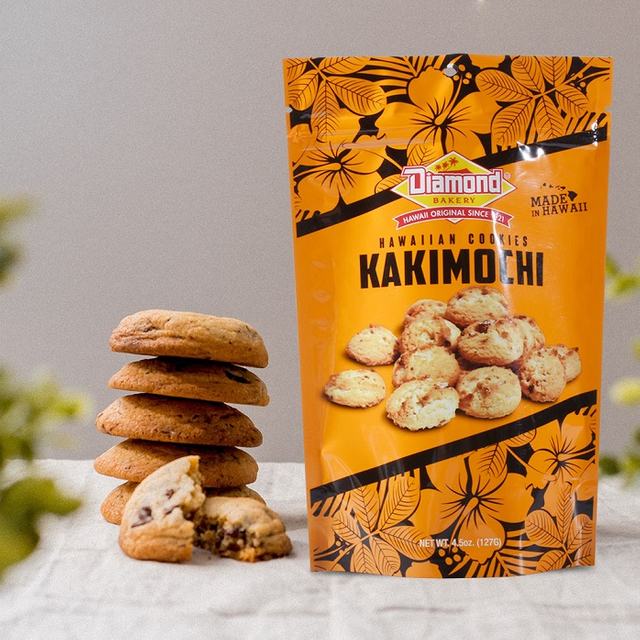 Lebensmittelechte, wiederverschließbare, biologisch abbaubare Standbeutel mit Reißverschluss für Schokoladenkekse