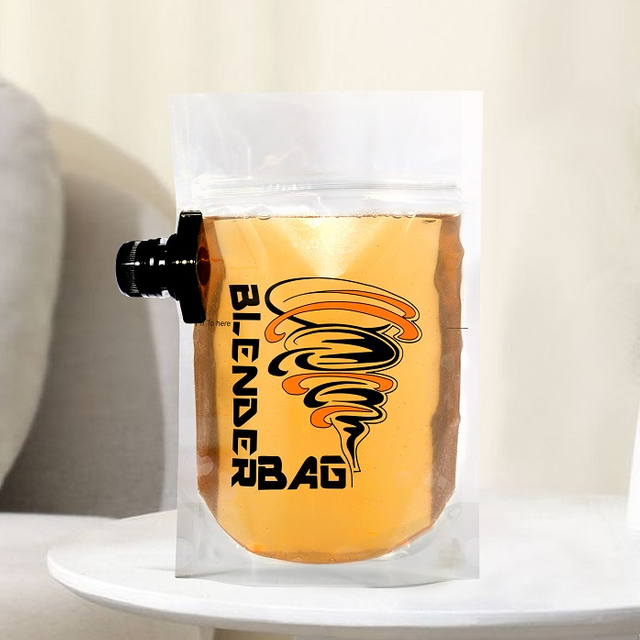 Recycelbarer, wiederverwendbarer Protein-Quetschbeutel mit Markenlogo für Protein-Smoothies