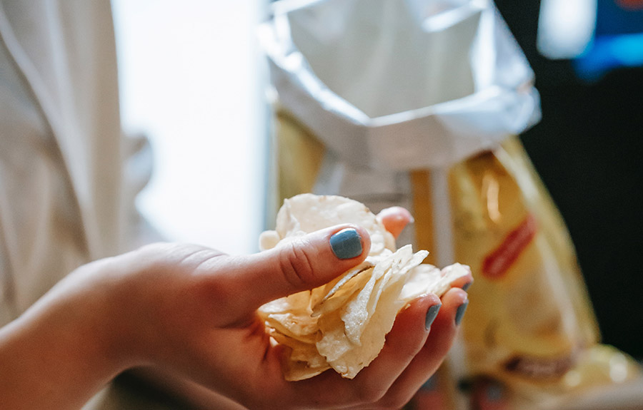 kompostierbare Chipst&uuml;ten