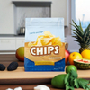 Laminierte große Zwickel unten, kundenspezifische, biologisch abbaubare 8-Unzen-Chipsbeutel im Großhandel