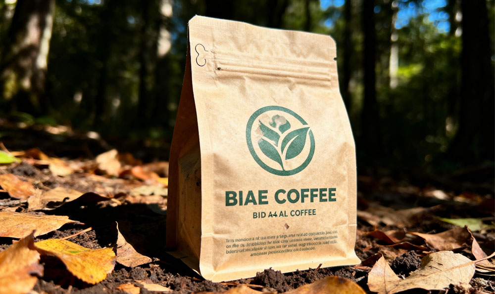 biologisch abbaubarer Beutelkaffee