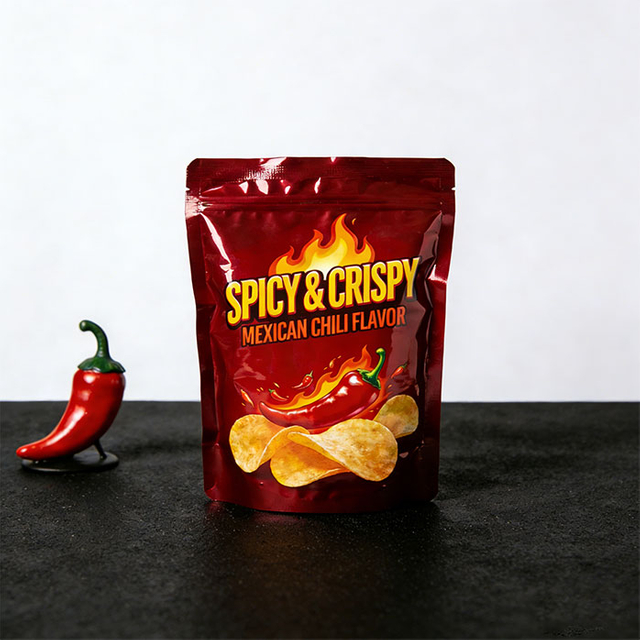 Leere personalisierte 8-Unzen-Kartoffelchip-Beutel