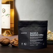 Nachhaltige Verpackung Recycelbares PE 4 Stand Up Coffee Bag 250g
