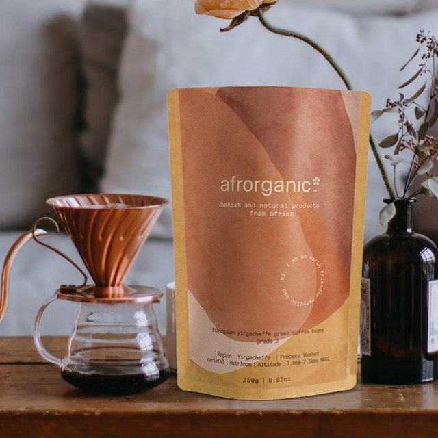 Individuelle kompostierbare Kaffeebeutel