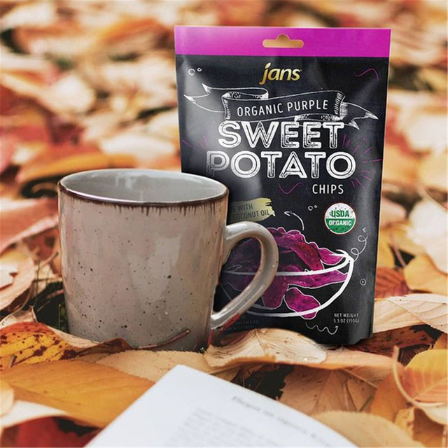 Benutzerdefinierte Kartoffelchip-Beutel mit laminiertem Blockboden, 1 Unze. Passen Sie personalisierte Chip-Beutel an