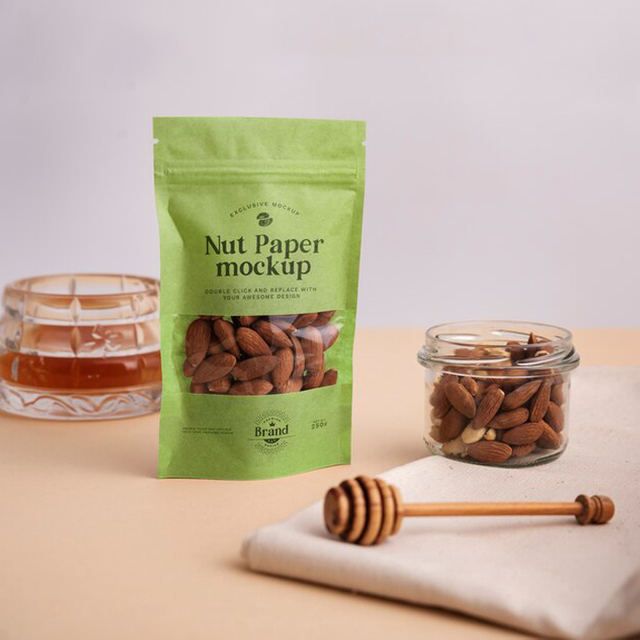 Kreatives Design, umweltfreundliche Lebensmittelverpackung für Nüsse