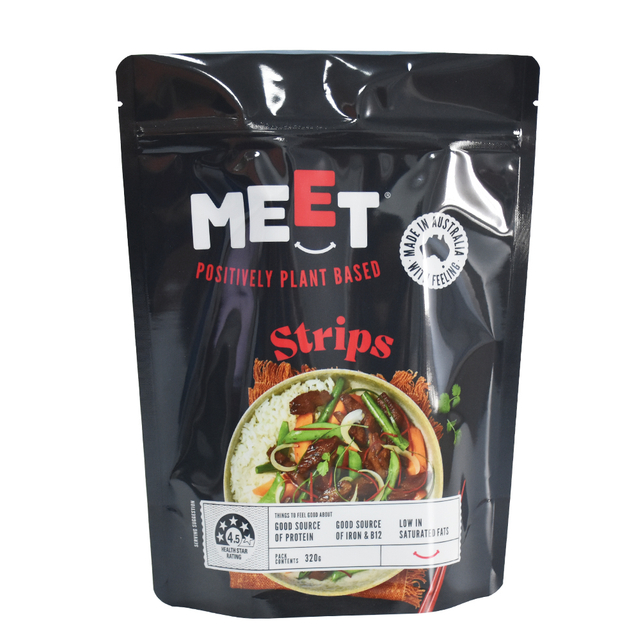 Ökologisch nachhaltige, biologisch abbaubare Beutel für vegane Lebensmittel