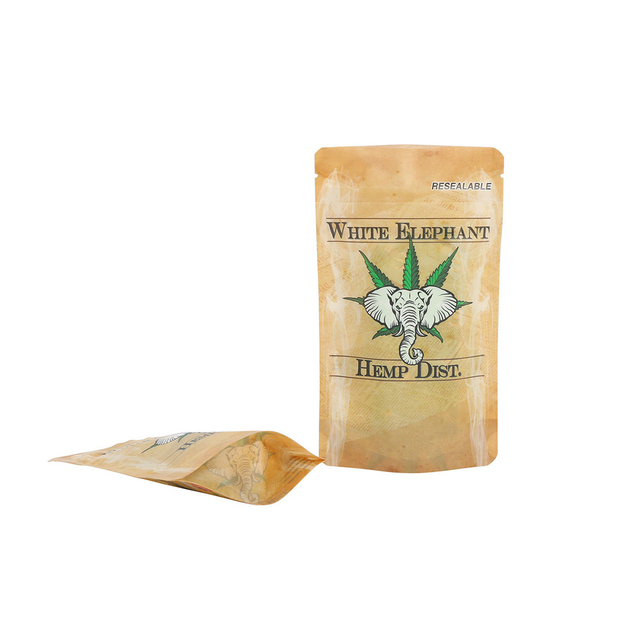 Kundenspezifischer recycelbarer Weed Cbd Cannabissamen-Verpackungsbeutel mit kindersicherem Reißverschluss