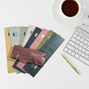 Personalisiertes Design Easy Tear Home Compostable Flat kleine Kaffeebohnensäcke