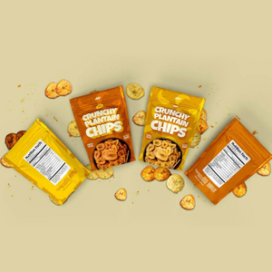Leeres nachhaltiges anpassbares Design gelbe Chips -Tasche für Bananenchips