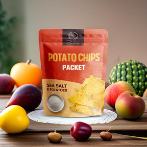 Bester benutzerdefinierter Zipper Top Stand Up Compostable Chips -Taschen Großhandel