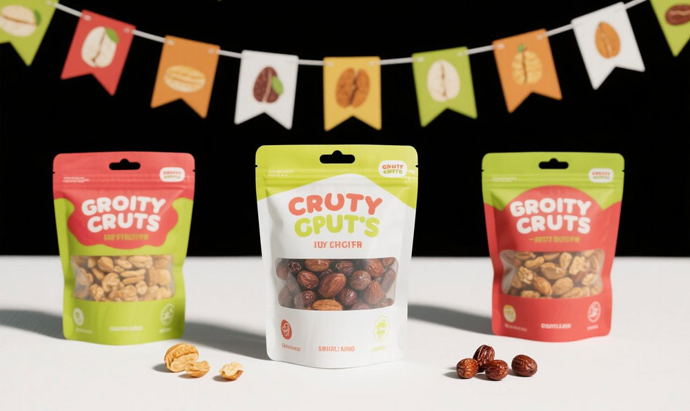 Mylar -Taschen f&uuml;r getrocknete Obstverpackungen