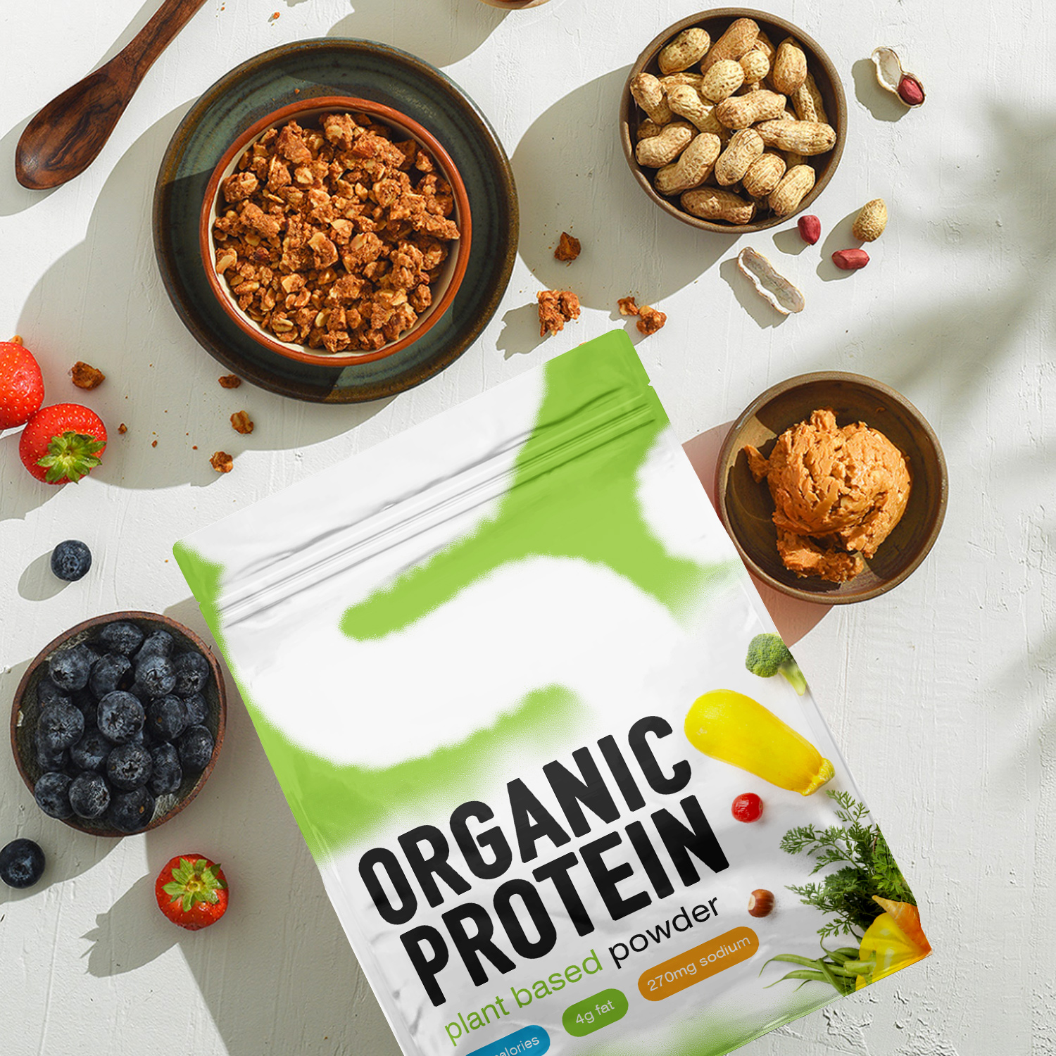 recycelbare Taschen mit Rei&szlig;verschluss