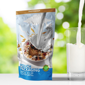 Beste umweltfreundliche kundenspezifische Design wiederverschließbares Getreideverpackung für Bio-Lebensmittel