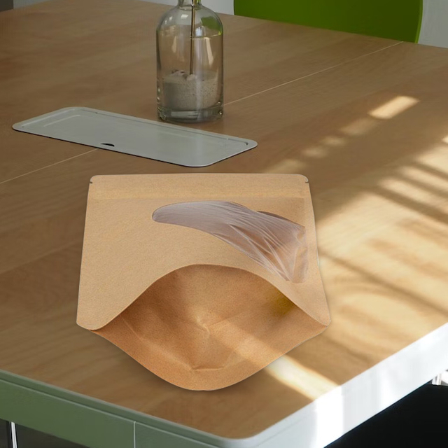 Fabrik-Direktverkauf von Kraftpapier-Süßigkeitsbeuteln, biologisch abbaubare Verpackungen für Lebensmittel