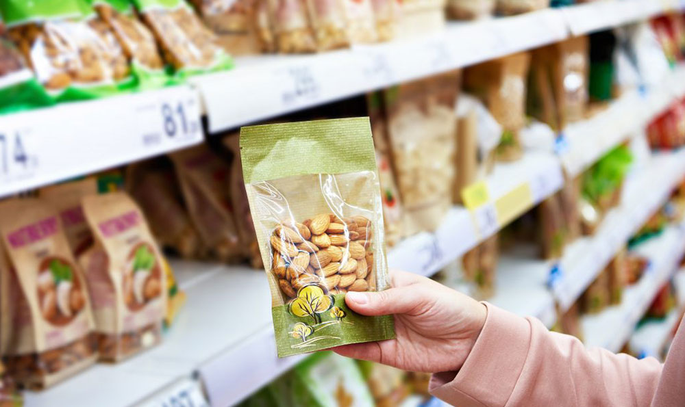 flexibler Standbodenbeutel f&uuml;r Verpackungen