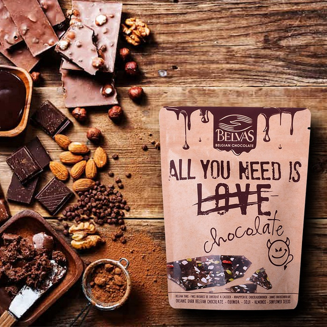 Benutzerdefinierte gedruckte Schokoladenverpackungsbeutel