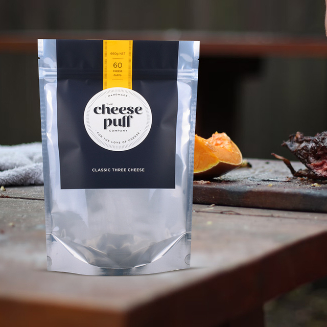 Durchsichtige kompostierbare Bio-Keksbeutel in Sondergröße mit Reißverschluss