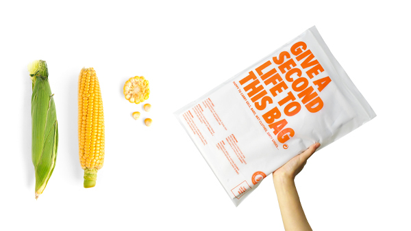 Biologisch abbaubare Maisst&auml;rkebeutel