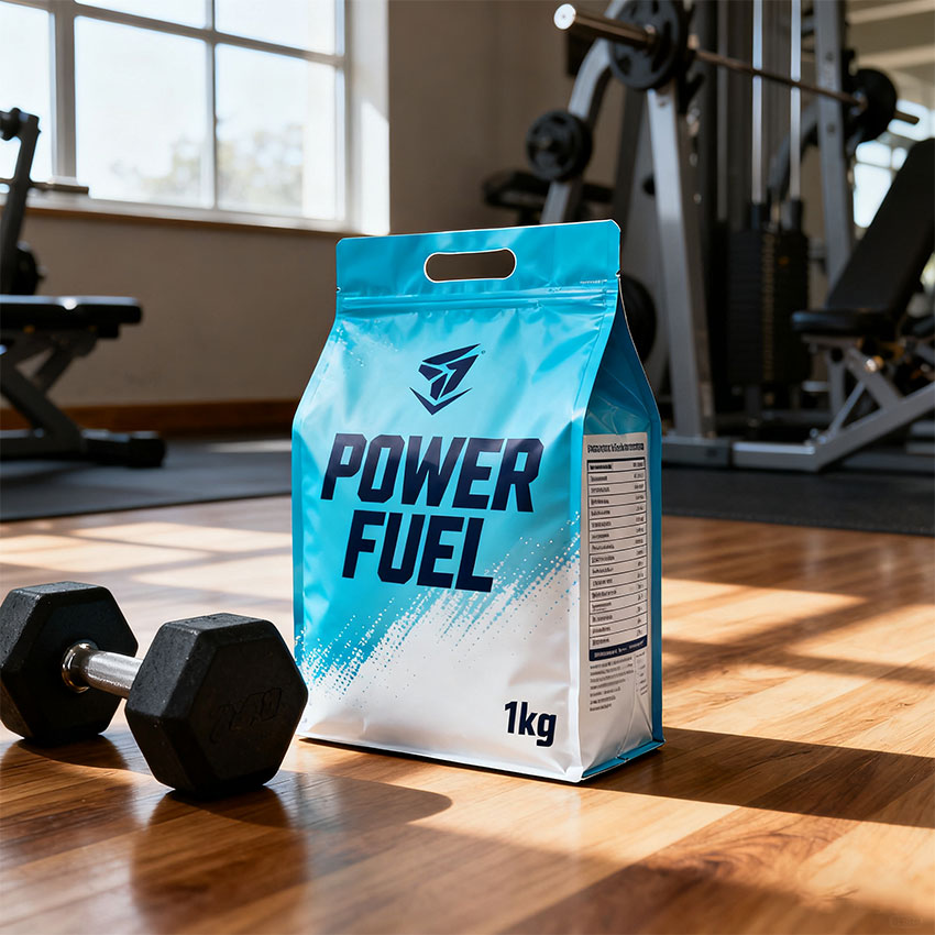 PCR Plastic Vegan Protein Powder 1 kg Beutel für Erwachsene