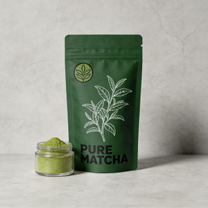 Recycelbare, individuell gestaltete Matcha-Teeverpackung