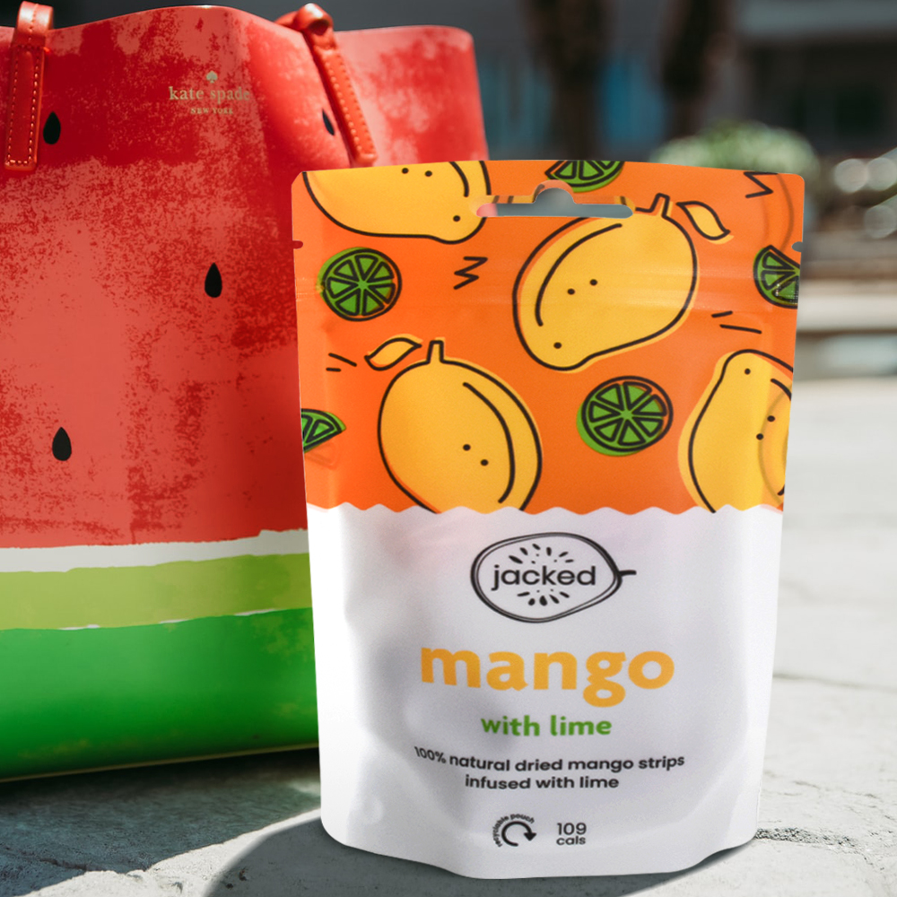 Eco recycelbare Stand Up Dried Mango Wiederverschließbare Reißverschlussbeutel