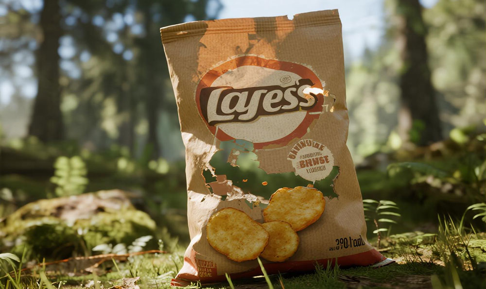 Umweltfreundliche Chip-Bags