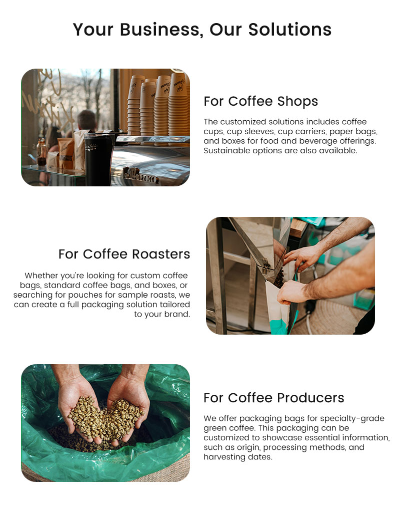 Flexible Kaffeeverpackung