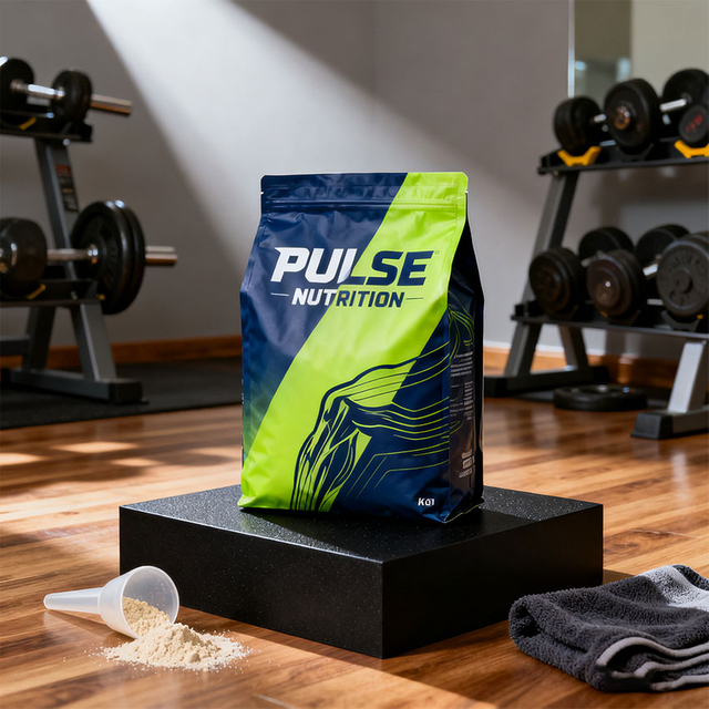 PCR Plastic Vegan Protein Powder 1 kg Beutel für Erwachsene