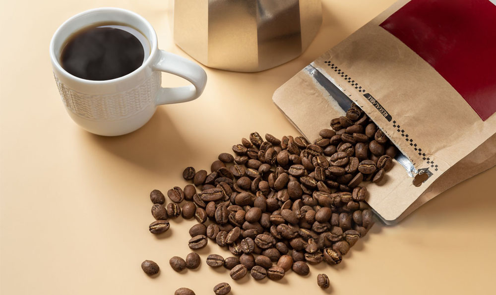 wie man eine Kaffeet&uuml;te &ouml;ffnet