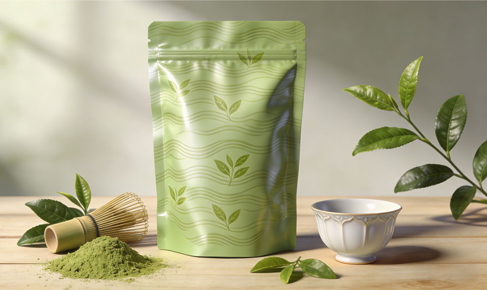 Matcha-Verpackungsdesign