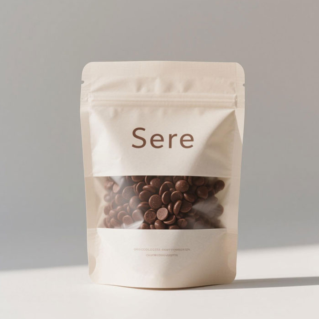 Nachhaltige Schokoladenbeutelverpackung