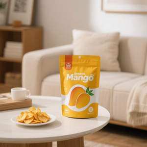 Plastikfreie Obstsnacksbeutel benutzerdefinierte getrocknete Mango-Chip-Taschen