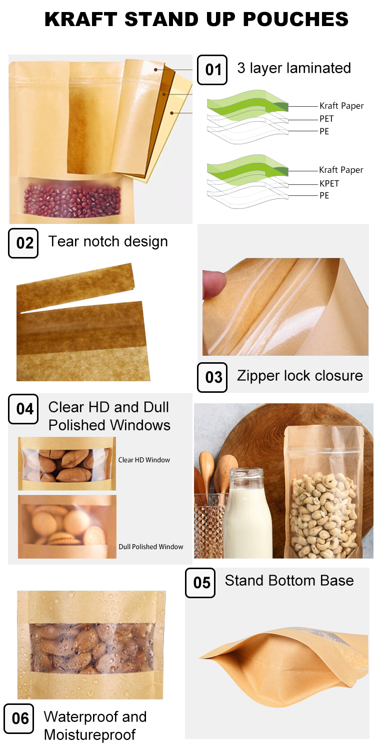 kompostierbarer Standbodenbeutel