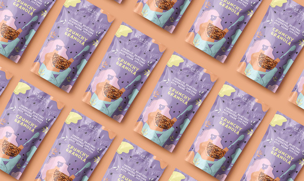 wiederverschlie&szlig;bare, versiegelte M&uuml;slibeutel