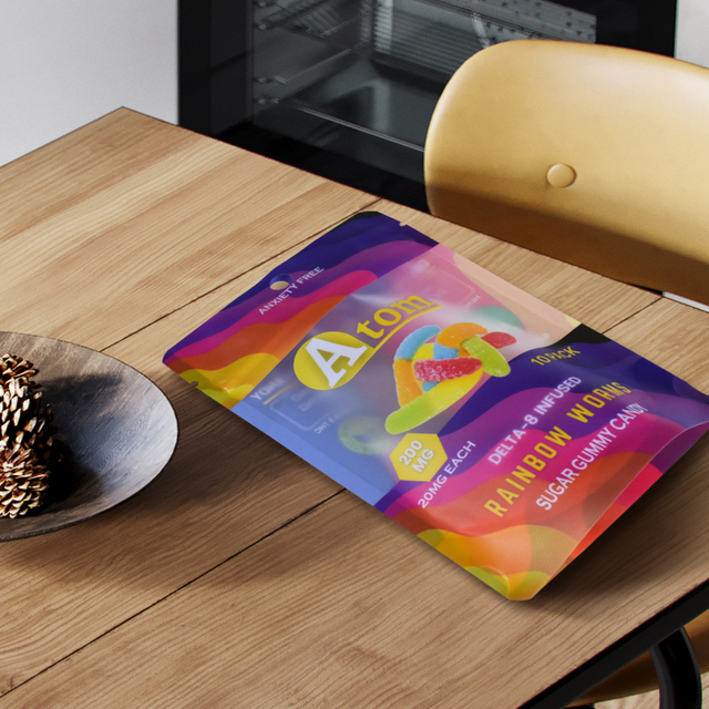 Individuell bedruckte kompostierbare Bio-Süßigkeitsbeutel für Snack-Food-Verpackungen 