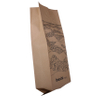Kundenspezifischer kompostierbarer Kraftpapier-Seitenfalten-Kaffeebeutel