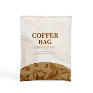 Kundenspezifischer flacher Beutel für Bio-Kaffeetee