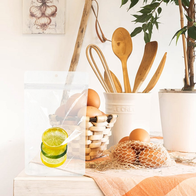 Dekoratives Geschenk Emballages Heimkompostierbare, lebensmittelechte, durchsichtige Cellobeutel für Kekse